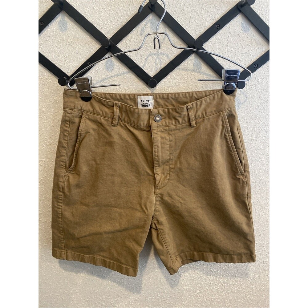 Flint And Tinder Shorts Huckberry Size 31 Tan Brown 7"
